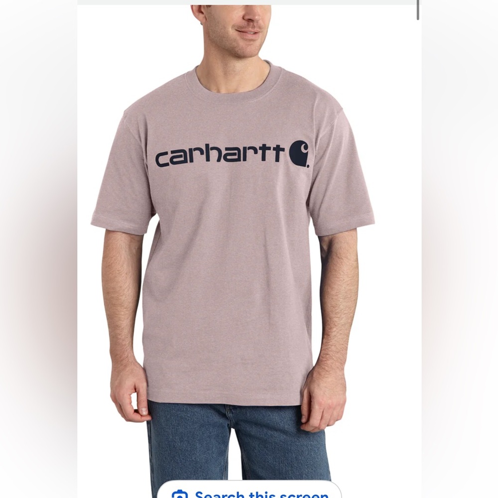 Carhartt Loose Fit Heavyweight Logo Graphic Tee Shirt